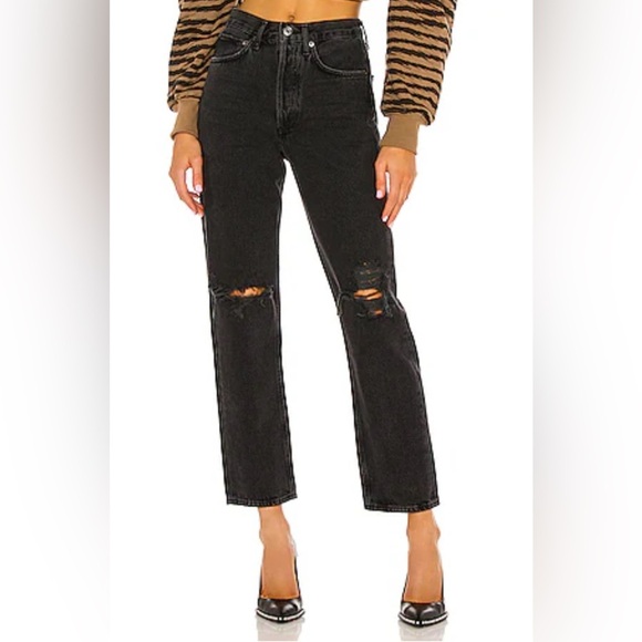 AGOLDE 90's Mid Rise Loose in Smokestack - Picture 1 of 10